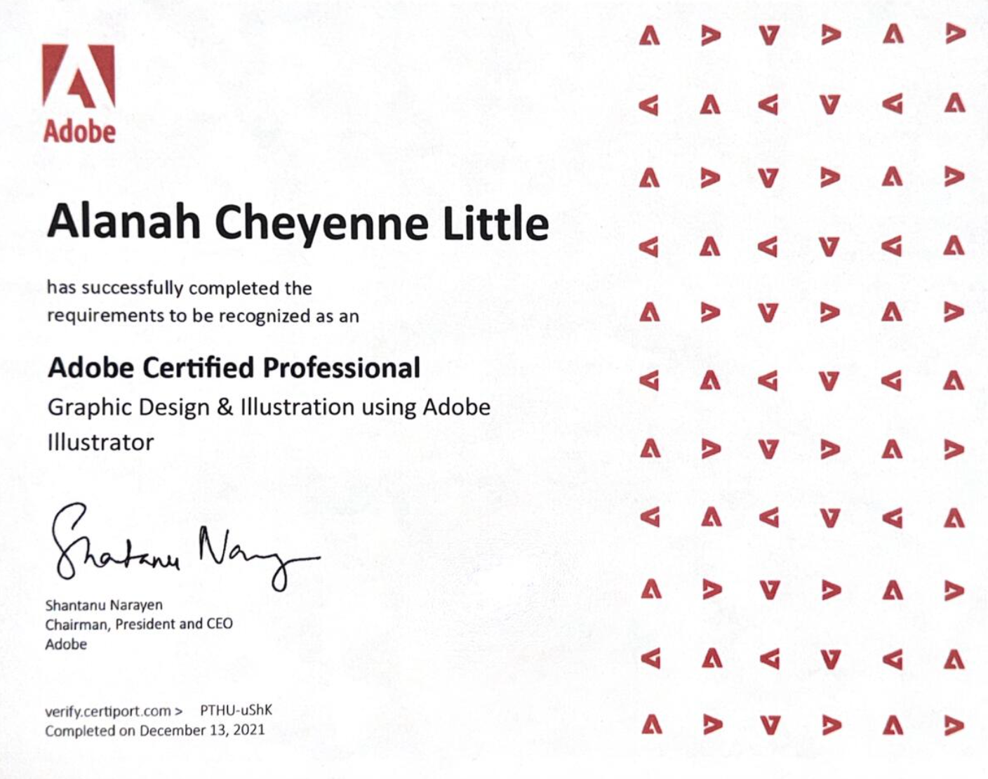 Adobe Illustrator Certification