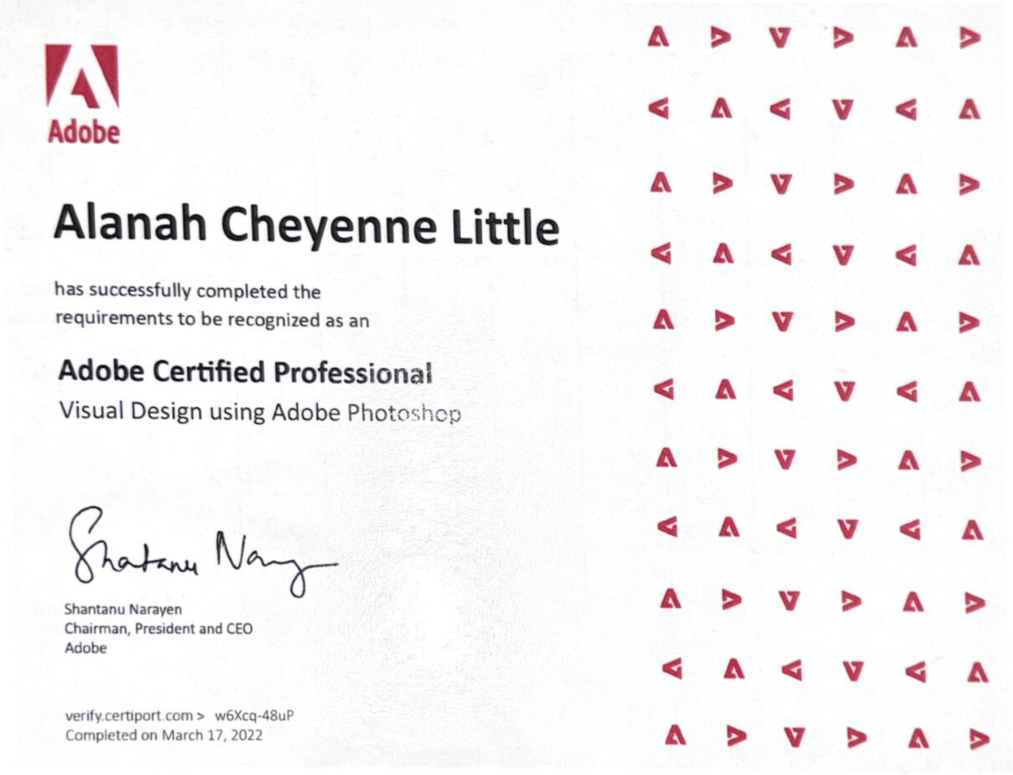 Adobe Photoshop Certification